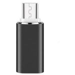 USB-C Female to Micro Male Adapter Black