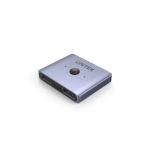 Unitek V1609A 8K@60Hz Bi-Directional DP1.4 Switch2 In 1 Out / 1 In 2 Out Space Grey