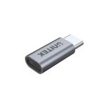 Unitek Y-A027A USB-C 2.0 Male to Micro 5P B Female Aluminum Adapter Space Gray