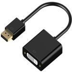 DP Male to DVI Female Adapter Black
