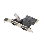 Unitek Y-7504BBK01 2-Port PCIe Serial Card Black