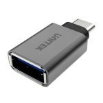 Unitek Y-A025CGY USB3.1 USB-C (Male) to USB-A (Female) Aluminum Adaptor Space Grey