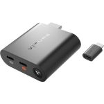 VITURE ONE-IPADLMAD-BLK HDMI Adapter For LightningiPhones 1 x HDMI 1.4b Port 2 x USB-C Port Includes Lightning to Micro-USB