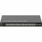 Netgear AV Line M4350-40X4C Ethernet Switch - 40 Ports - Manageable - 100 Gigabit Ethernet - 10GBase-T  100GBase-X  40GBase-X  5GBase-T  2.5GBase-T  10/100/1000Base-T - 3 Layer Supporte