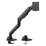 SilverStone SST-ARM14B Single Monitor Arm BlackVESA Mount Supports up to 49in Display 20kg Weight