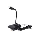 Adjustable Desktop PC Microphone USB Black