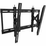 Kanto Wall Mount for TV  Monitor  Display - Black - Landscape - 1 Display(s) Supported - 43in to 90in Screen Support - 150 lb Load Capacity - 100 x 100  600 x 450 - VESA Mount Compatibl