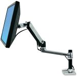 Ergotron Mounting Arm for Flat Panel Display - 1 Display(s) Supported - 32in Screen Support - 24.91 lb Load Capacity - 75 x 75  100 x 100 - VESA Mount Compatible - Aluminum - 1 Each