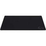 Logitech G Large Cloth Gaming Mouse Pad - 15.75in Height x 18.11in Width x 0.12in Depth - Black - Rubber - Large - Mouse