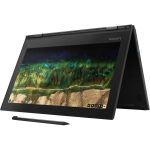 Lenovo-IMSourcing 500e Chromebook 2nd Gen 81MC005AUS 11.6in Touchscreen Convertible 2 in 1 Chromebook - HD - Intel Celeron N4120 - 4 GB - 32 GB Flash Memory - English Keyboard - Black -