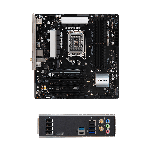 ASRock B760M-CX Micro ATX MotherboardIntel LGA1700 Supports 12/13/14th Gen 4x DDR5 DIMM Slots 1x PCIe 5.0 x16Realtek ALC897 7.1 CH HD Audio 1x Gigabit LAN 802.11axe WiFi 6E + Bluetooth