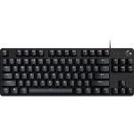 Logitech G413 TKL SE Mechanical Gaming Keyboard - Cable Connectivity - USB 2.0 Interface - LED - Rugged - PC  Mac - Mechanical Keyswitch