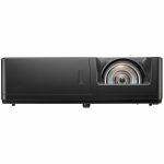 Optoma ZU607TST 3D Short Throw DLP Projector - 16:10 - Black - High Dynamic Range (HDR) - Front - 30000 Hour Normal Mode - 300000:1 - 6000 lm - HDMI - USB - Network (RJ-45) - Large Venu