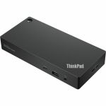 Lenovo ThinkPad 40BN Docking Station - for Notebook  Monitor - Charging Capability - 135 W - USB Type C - 2 Displays Supported - 4K @ 60Hz  4K UHD  4K - 3840 x 2160 - 6 x USB Ports - 2