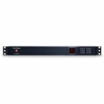 CyberPower PDU20M2F8R 100 - 125 VAC 20A Metered PDU - 10 Outlets  15 ft  NEMA 5-20P  Horizontal  1U  Lifetime Warranty