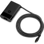 HP 65W USB-C Laptop Charger - 65 W - 120 V AC  230 V AC Input - 5 V DC  9 V DC  12 V DC  15 V DC  20 V DC Output - 8 A - Black