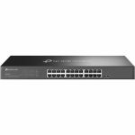 TP-Link Omada 24-Port Gigabit Rackmount Switch - 24 Ports - Gigabit Ethernet - 10/100/1000Base-T - 2 Layer Supported - 10.68 W Power Consumption - Twisted Pair - Rack-mountable  Desktop