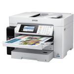 Epson WorkForce ST-C8090 Inkjet Multifunction Printer-Color-Copier/Fax/Scanner-4800x1200 dpi Print-Automatic Duplex Print-66000 Pages-550 sheets Input-Color Flatbed Scanner-1200 dpi Opt