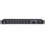 CyberPower PDU41001 Single Phase 100 - 120 VAC 15A Switched PDU - 8 Outlets  12 ft  NEMA 5-15P  Horizontal  1U  SNMP  LCD  3YR Warranty