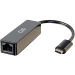 C2G USB-C to Enternet Network Adapter Converter - Type C Male/USB 3.0 to RJ45 - Black - USB 3.0 Type C - 1 Port(s) - 1 - Twisted Pair