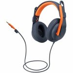 Logitech Zone Learn Wired Headsets for Learners - Stereo - USB Type C  Mini-phone (3.5mm) - Wired - Over-the-head - Binaural - Ear-cup - 4.30 ft Cable - Omni-directional Microphone