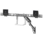 Ergotron Mounting Arm for Monitor  TV - Polished Aluminum - 2 Display(s) Supported - 32in Screen Support - 17.50 lb Load Capacity - 100 x 100  75 x 75