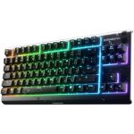 SteelSeries APEX 3 TKL Gaming Keyboard - Cable Connectivity - USB Interface - RGB LED - Volume Control Hot Key(s) - English (US) - Xbox  PlayStation 4 - PC  Mac - Membrane Keyswitch - B