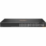 HPE CX 6200F 24G 4SFP+ Switch - 24 Ports - Manageable - Gigabit Ethernet  10 Gigabit Ethernet - 10/100/1000Base-T  10GBase-X - 3 Layer Supported - Modular - 4 SFP Slots - 59 W Power Con