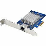 OWC 10G Ethernet PCIe Network Adapter Expansion Card - Over 900MB/s - 1x 10GBase-T (RJ45) - 10G/5G/2.5G/1G/100M/10Mbps Auto Negotiation - PCI Express 4.0 x2 - FH/HH Brackets Included -