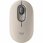 Logitech POP Mouse  Wireless Mouse with Customizable Emojis  SilentTouch Technology  Precision/Speed Scroll - Mist - Wireless - Bluetooth - Mist - Scroll Wheel