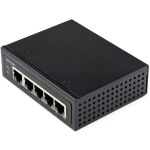 StarTech.com Industrial 5 Port Gigabit PoE Switch 30W - Power Over Ethernet Switch - GbE POE+ Network Switch - Unmanaged - IP-30 - 5 Port Gigabit PoE switch 30W PSE power per port to de