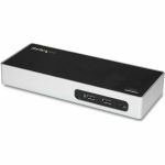 StarTech.com USB 3.0 Docking Station - Dual Monitor Laptop Dock with HDMI & DVI/VGA - 6x USB Type-A Hub  GbE - Universal Windows & Mac - Dual monitor USB 3.0 docking station with HDMI a
