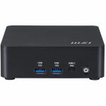 MSI Cubi NUC AI 1UMG-012US NUC Desktop Computer - Intel Core Ultra 5 125H - 16 GB - 1 TB SSD - Mini PC - Black - Intel Chip - Windows 11 Pro - Intel Arc Graphics - DDR5 SDRAM - IEEE 802
