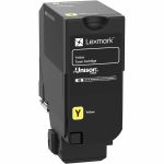 Lexmark Original Standard Yield Laser Toner Cartridge - Return Program - Yellow Pack - 10500 Pages