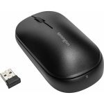 Kensington SureTrack Dual Wireless Mouse - Optical - Wireless - Bluetooth/Radio Frequency - 2.40 GHz - Black - USB 2.0 - 4000 dpi - Scroll Wheel - 3 Button(s) - Symmetrical - 1 - TAA Co