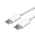 USB C to USB C Charging Cable for iPhone 15 Series 3ft White