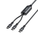 Unitek C14146ABK01-1.8M PD100W 2-in-1 USB-C Cable 1.8M (6ft) Black