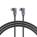 Unitek C14147ABK01-0.5M 100W Dual 90 Degree USB C Cable 0.5M(1.6ft) Black