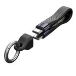 Unitek C14179ABK01-0.13m Full-Featured USB4 Keychain Cable with 240W PD Supports 40Gbps Data Transfer Black