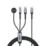 Unitek C14180AGY01-1.2M (4ft) 3-in-1 PD 100W Fast Charging Cable Black