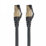 Cat 8 S/FTP Dual Shielded RJ45 Ethernet Cable16.5' 40Gbps Black