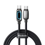 Mcdodo CA-0410 Cab Vision Series 
100W Type C
Cable w/ Sci-Fi Mirror Light 4ft Black