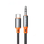 Mcdodo CA-0820 Type-C Male to DC3.5mm Male Audio Braided Cable 3.9' Black