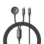 Mcdodo CA-2200 2-in-1 60W USB C Cable w/ Apple Watch Charger 4ft Black