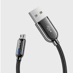 Mcdodo CA-6190 USB A to Type C  Auto Disconnect Braided Cable 3.3ft Black