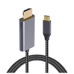 USB-C to HDMI Cable 4K@ 60hz 6' Braided Cable Grey