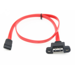 eSATA to SATA 2.0 Cable M/F 18in Red