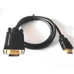HDMI to VGA Cable1080P Gold-Plated Male to Male10ft Black