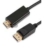 DisplayPort to HDMI Cable 10ft Gold Plated Support for 4K at 60Hz Black