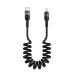 Mcdodo CA-1960 USB C to Lightning 36W PD Coiled Cable 6ft Black